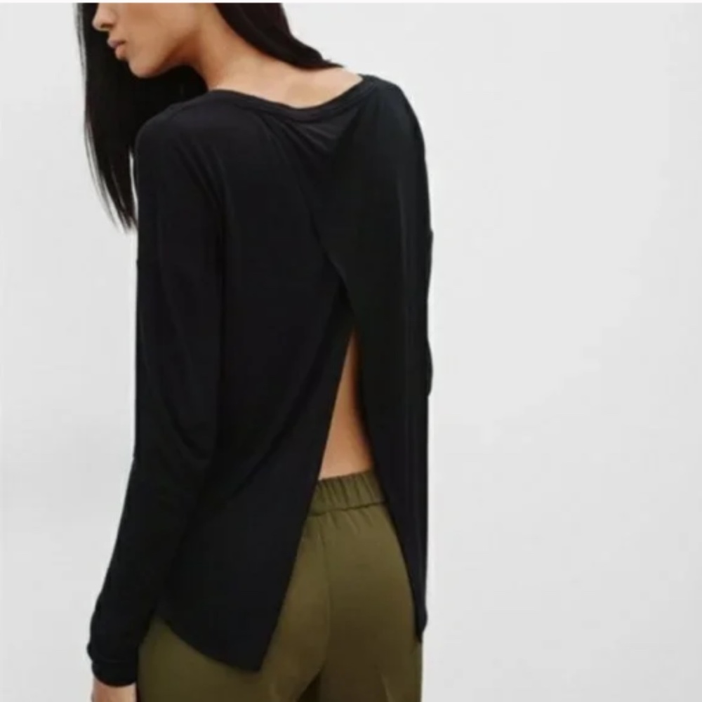 Aritzia Wilfred GREY La Riviere Kite Back Top